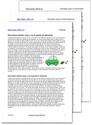 Exportar tres copias en PDF de un documento Writer con una macro