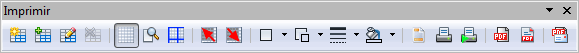 Nueva barra de herramientas Imprimir para OpenOffice y LibreOffice Calc