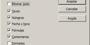 Borrar formato de celdas fácilmente en Calc