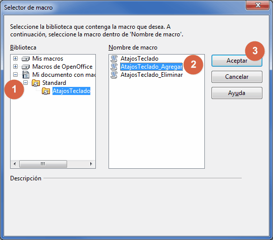 Macro asignada al evento Abrir documento