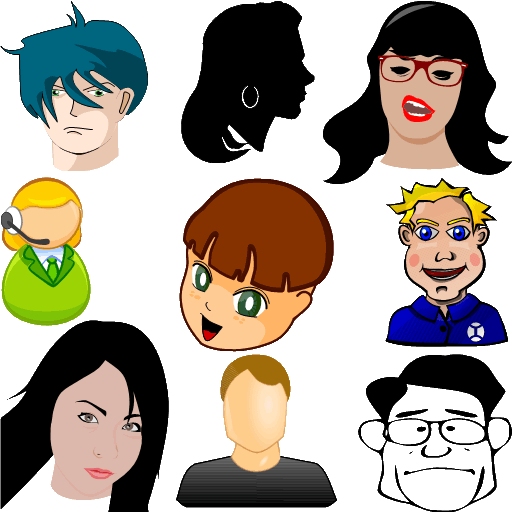 ClipArt Caricaturas Gente 03 SVG para OpenOffice y LibreOffice
