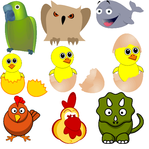 ClipArt Caricaturas de Animales 02 SVG para OpenOffice y LibreOffice