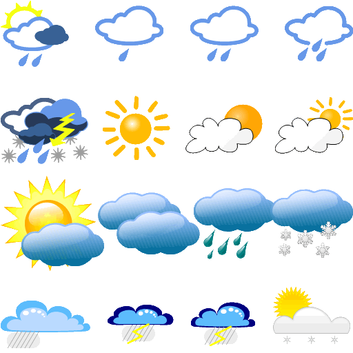 Extensión ClipArt Clima SVG para OpenOffice y LibreOffice