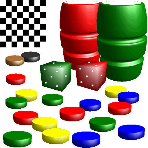 ClipArt Parchís y Damas SVG para OpenOffice y LibreOffice