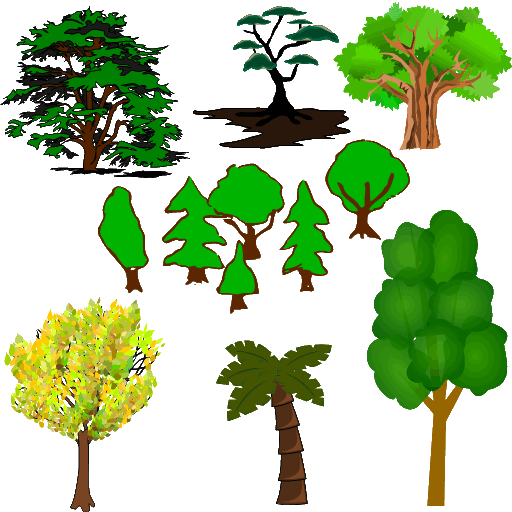 ClipArt Vegetales - Árboles SVG para OpenOffice y LibreOffice