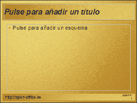 Plantilla Oro - Gold para Impress