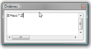 Editor de ecuaciones de Math en una ventana flotante
