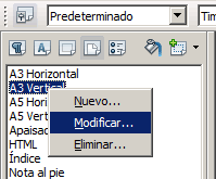Modificar un estilo de página en OpenOffice Writer