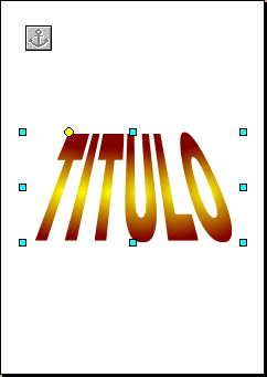 Centrar el título de la portada en horizontal y en vertical