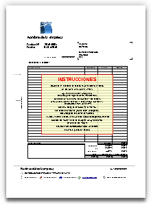 Plantilla de Factura para Writer
