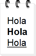 Texto en negrita o subrayado sin tocar el ratón en OpenOffice Writer