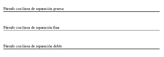 Crear líneas de separación entre párrafos rápidamente en OpenOffice Writer